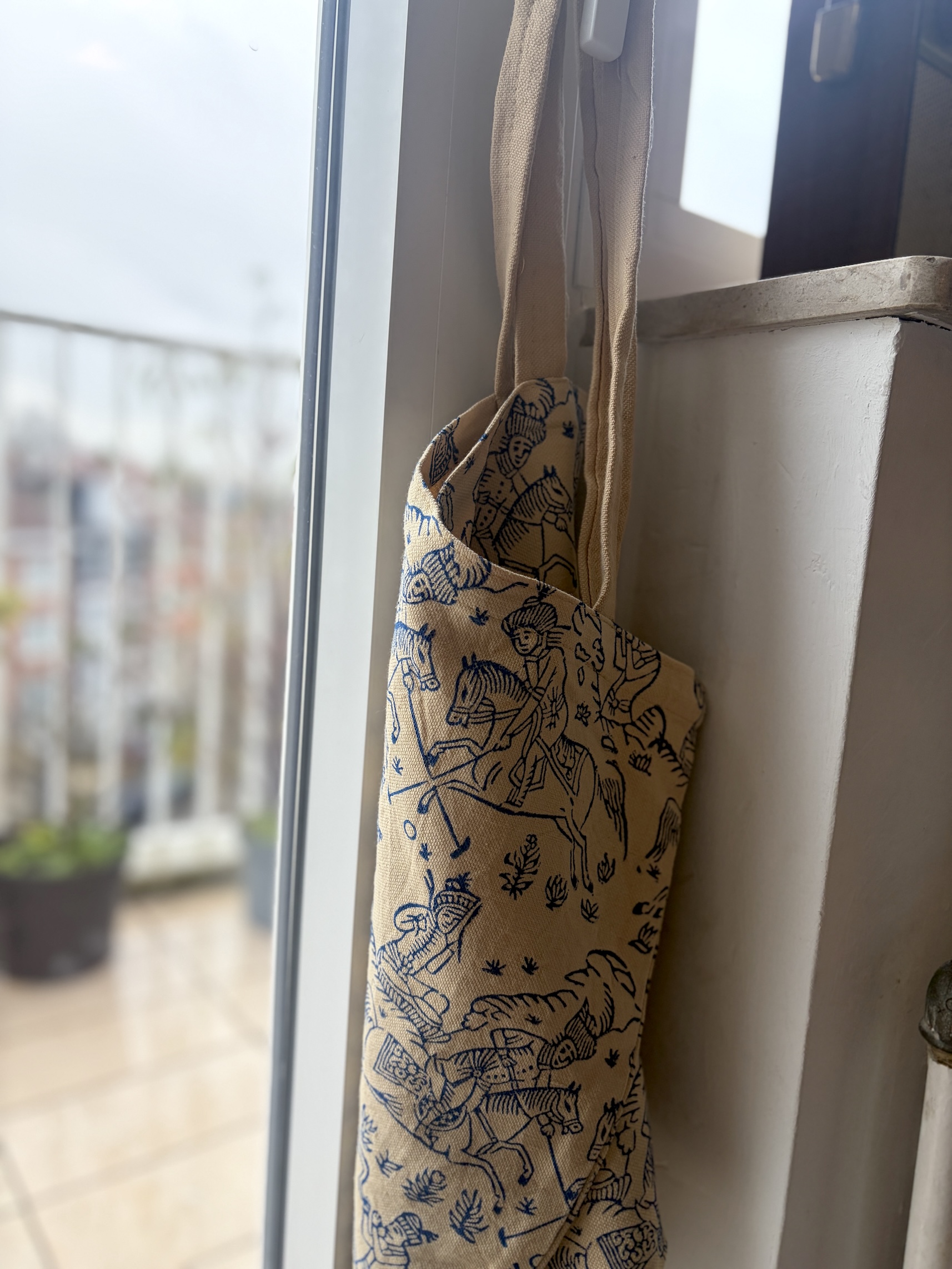 Tote bag "Shogan" - Encre bleue / sac grenade – Image 3