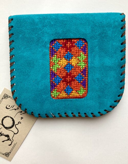 Porte-feuille "Tehran Leather" - Bleu