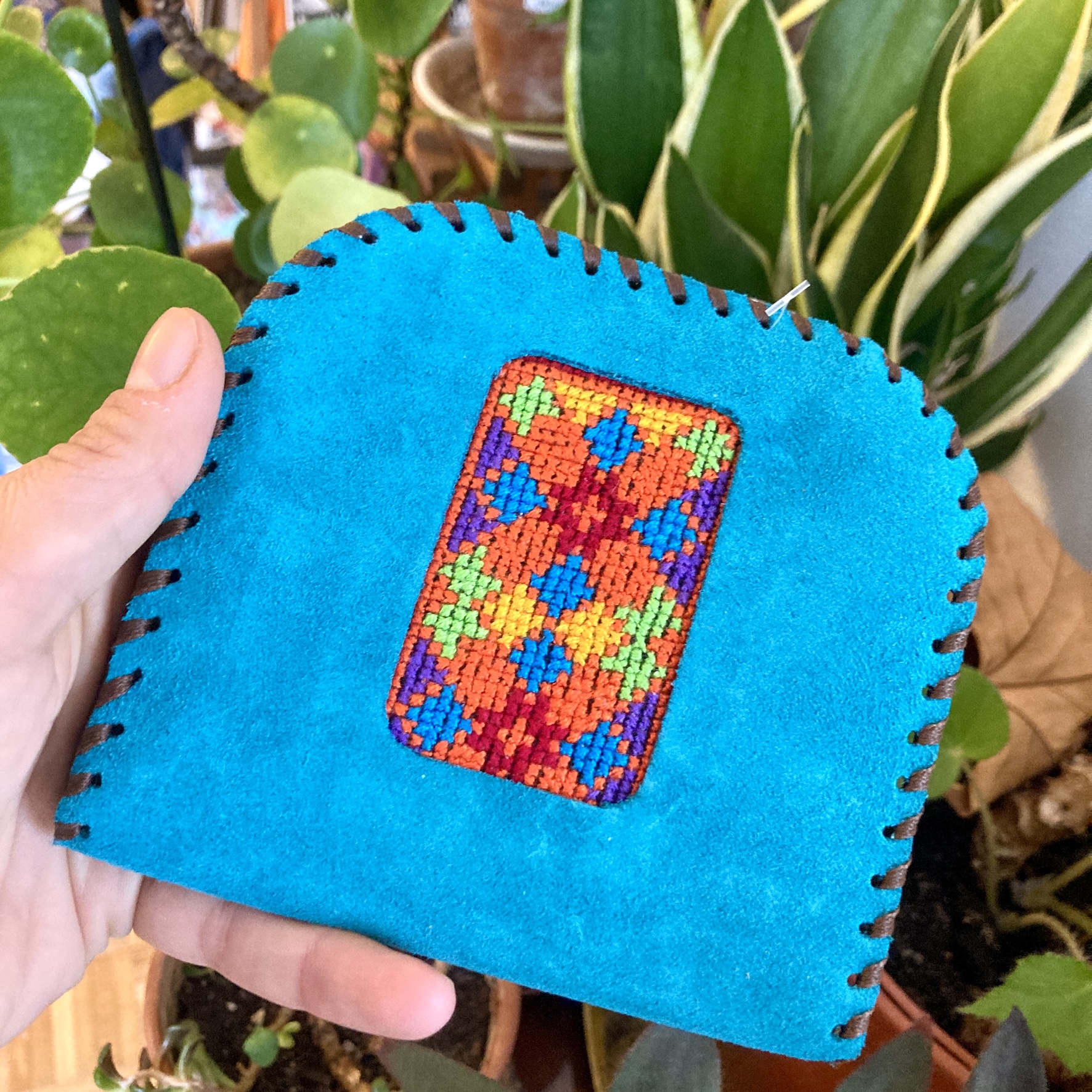 Porte-feuille "Tehran Leather" - Bleu – Image 5