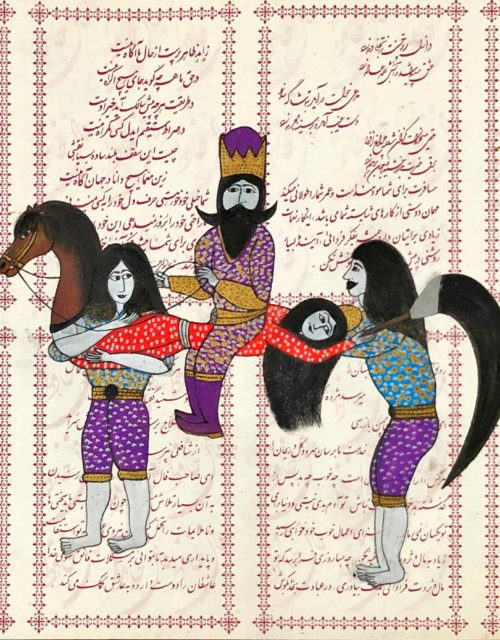 Yazdan Saadi - Série Yeki boud, Yeki naboud - "Un cheval de femmes"